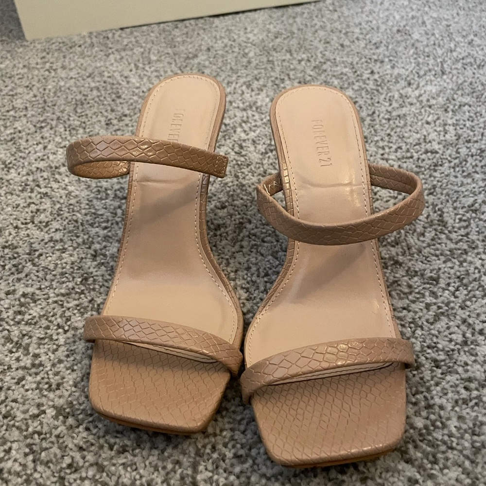 Worn once forever 21 heels